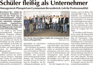 Osnabrücker Nachrichten Ausgabe Nord 25.12.2016